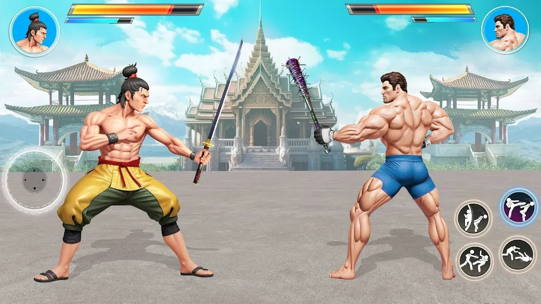 Взломанная Kung Fu Karate Fighting Games  [МОД Бесконечные монеты] — стабильная версия apk на Андроид screen 2