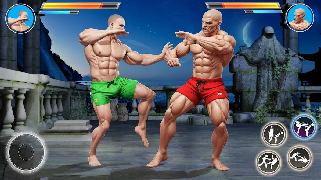 Взломанная Kung Fu Karate Fighting Games  [МОД Бесконечные монеты] — стабильная версия apk на Андроид screen 3