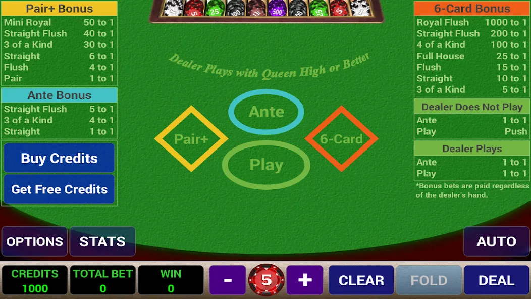 Скачать взлом Ace 3-Card Poker (эйс 3)  [МОД Меню] — полная версия apk на Андроид screen 1