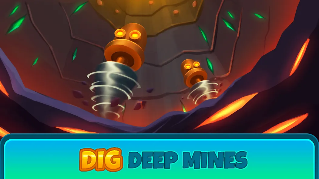 Взломанная Deep Town: Idle Mining Tycoon (Дип Таун)  [МОД Unlocked] — стабильная версия apk на Андроид screen 4