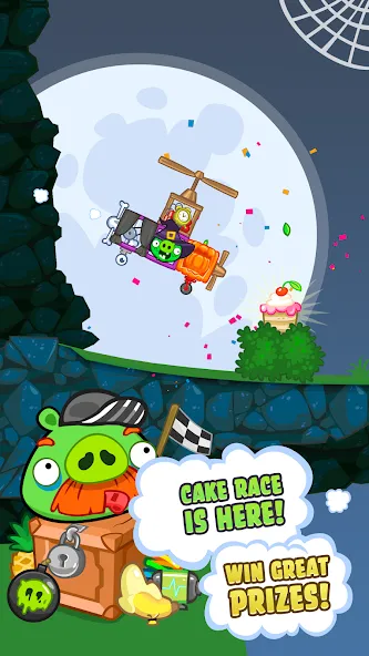 Скачать взлом Bad Piggies (Бэд Пиггиз)  [МОД Mega Pack] — стабильная версия apk на Андроид screen 2