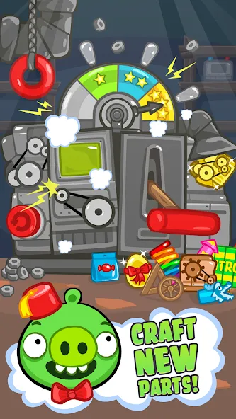 Скачать взлом Bad Piggies (Бэд Пиггиз)  [МОД Mega Pack] — стабильная версия apk на Андроид screen 3