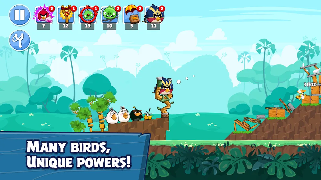 Взломанная Angry Birds Friends (Энгри Брдс Френдс)  [МОД Меню] — стабильная версия apk на Андроид screen 3