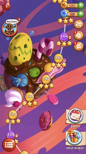 Скачать взлом Angry Birds Blast (Энгри Бердс Бласт)  [МОД Unlimited Money] — последняя версия apk на Андроид screen 3