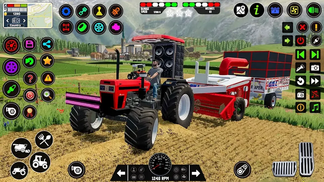 Скачать взлом Indian Tractor Farming Games  [МОД Бесконечные деньги] — полная версия apk на Андроид screen 2