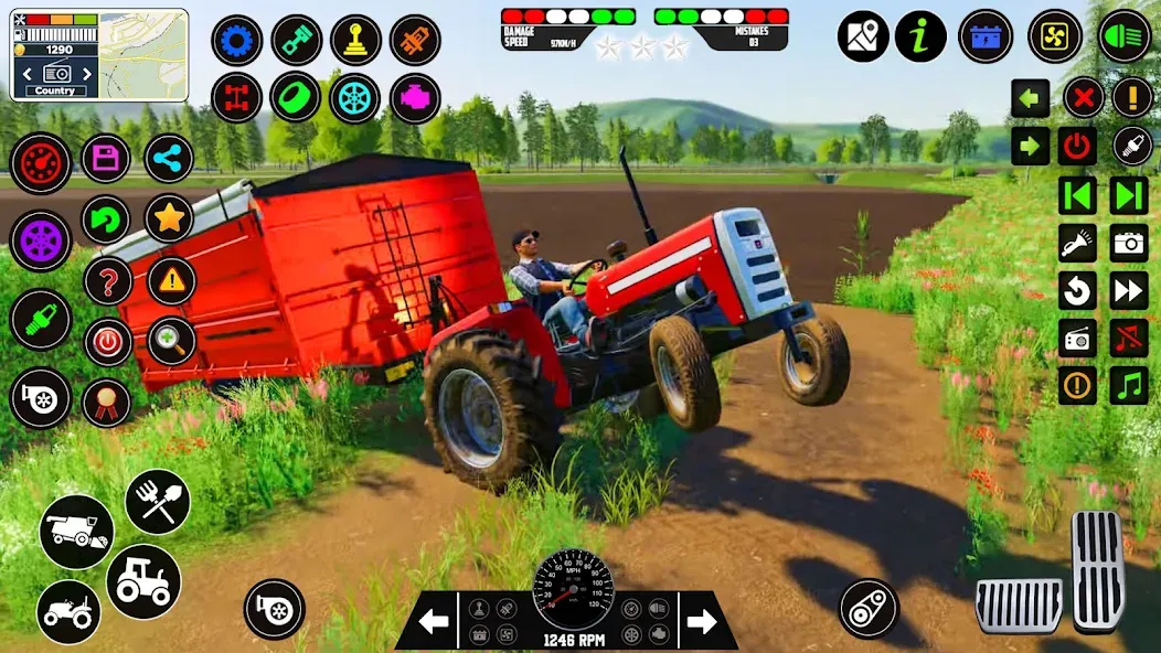 Скачать взлом Indian Tractor Farming Games  [МОД Бесконечные деньги] — полная версия apk на Андроид screen 5