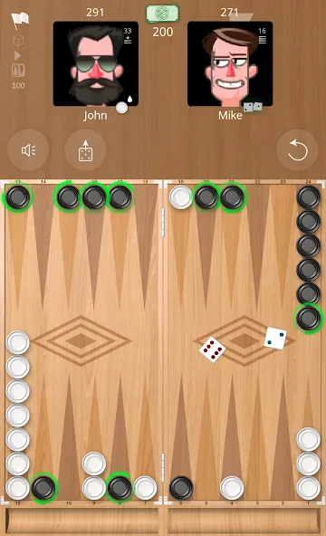 Скачать взлом Backgammon Online  [МОД Меню] — стабильная версия apk на Андроид screen 1