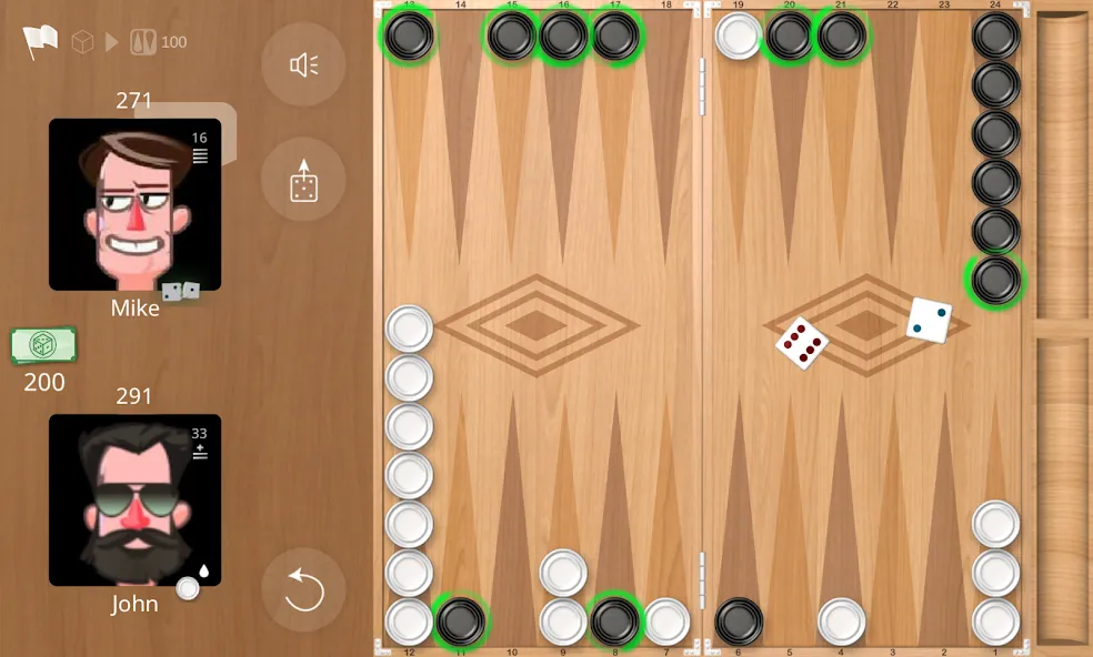 Скачать взлом Backgammon Online  [МОД Меню] — стабильная версия apk на Андроид screen 3