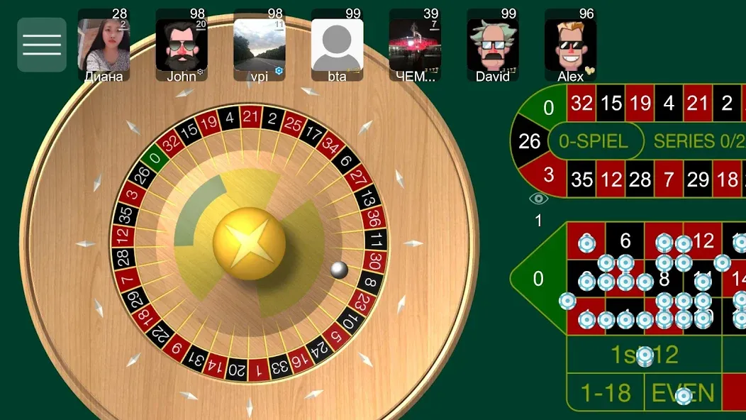 Скачать взломанную Roulette Online  [МОД Mega Pack] — последняя версия apk на Андроид screen 3