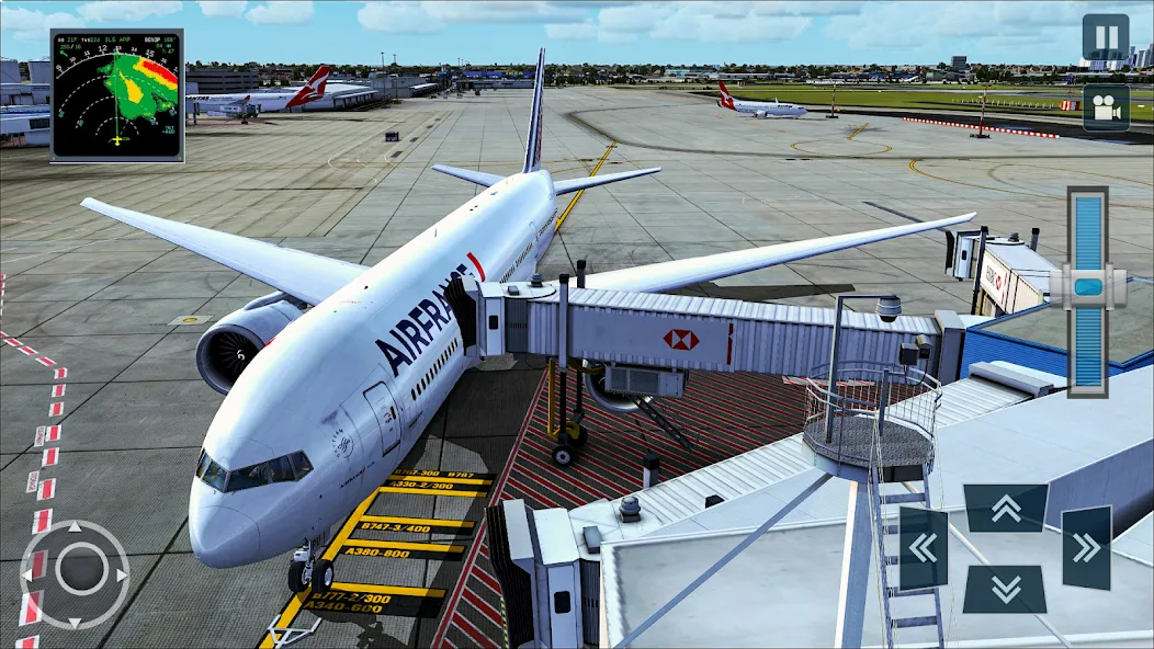 Скачать взлом Real Plane Flying Simulator  [МОД Все открыто] — последняя версия apk на Андроид screen 3