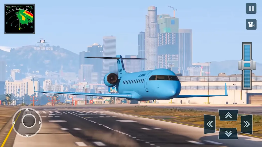 Скачать взлом Real Plane Flying Simulator  [МОД Все открыто] — последняя версия apk на Андроид screen 4
