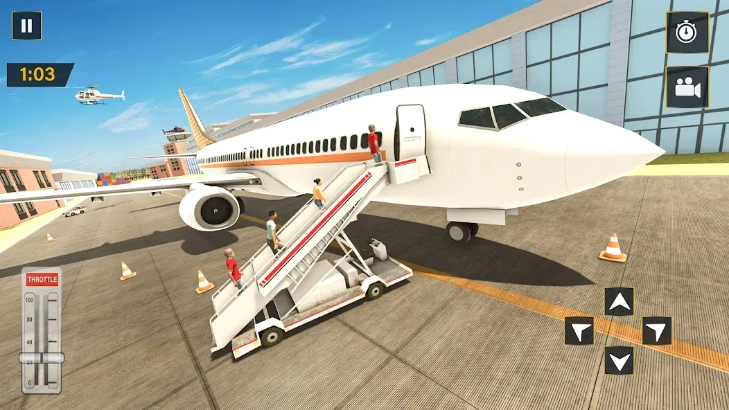 Скачать взлом Real Plane Flying Simulator  [МОД Все открыто] — последняя версия apk на Андроид screen 5