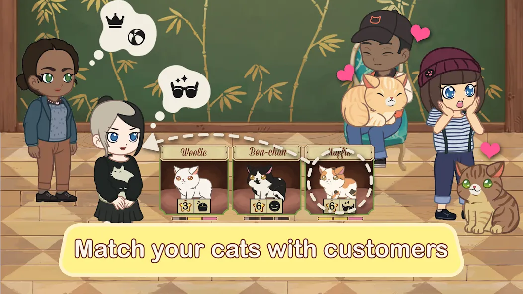 Взломанная Furistas Cat Cafe (Фуристас)  [МОД Много монет] — последняя версия apk на Андроид screen 3