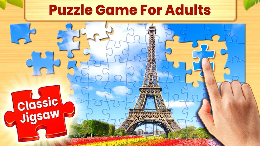 Скачать взломанную Jigsaw Puzzles: Picture Puzzle  [МОД Много денег] — стабильная версия apk на Андроид screen 1