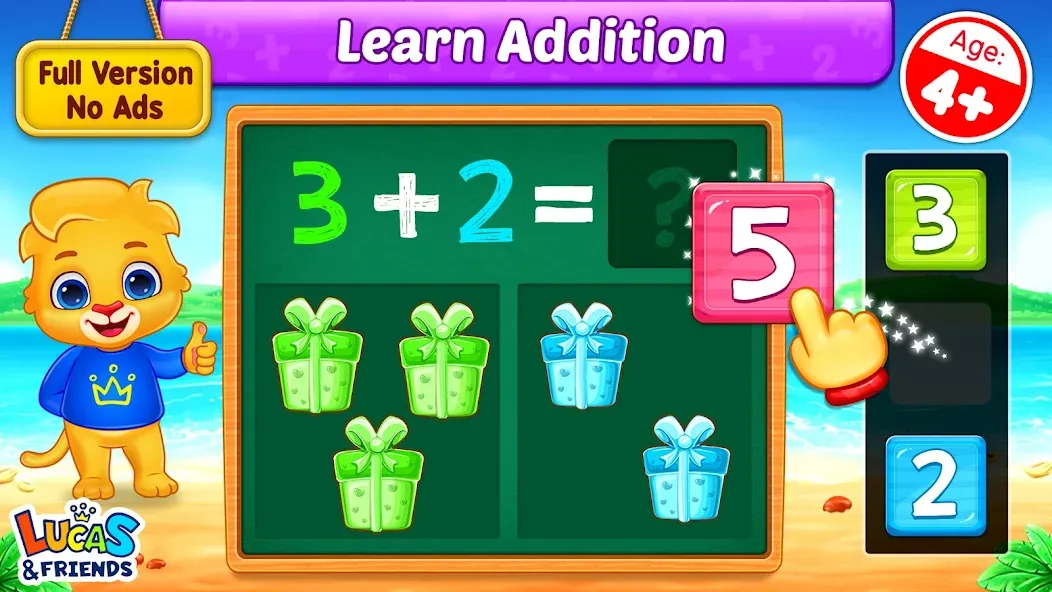 Взлом Math Kids: Math Games For Kids  [МОД Unlocked] — полная версия apk на Андроид screen 1