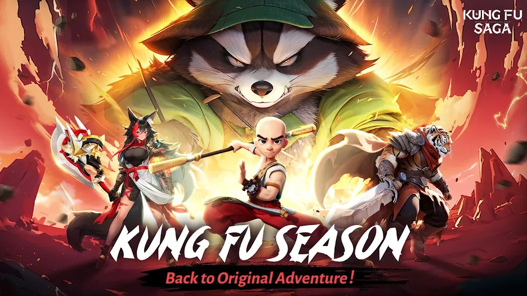 Скачать взлом Kung Fu Saga (Кунг Фу Сага)  [МОД Меню] — последняя версия apk на Андроид screen 1