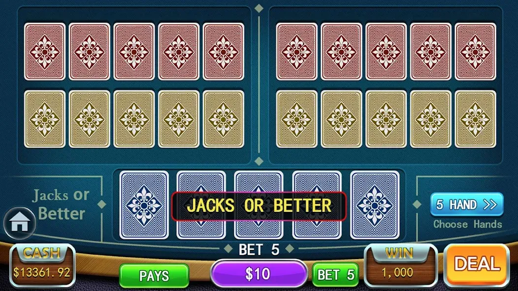 Скачать взлом Video Poker Games — Multi Hand (Видео покер игры)  [МОД Menu] — стабильная версия apk на Андроид screen 4