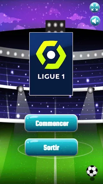 Скачать взломанную Jeu de Ligue 1 (Же де Лиг 1)  [МОД Все открыто] — полная версия apk на Андроид screen 1