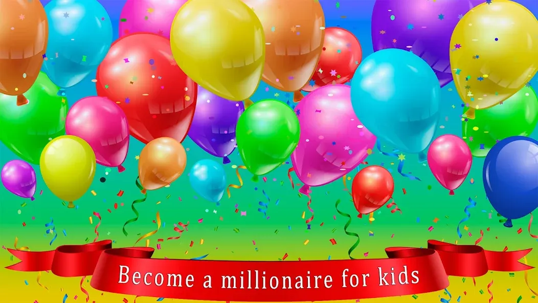 Взлом Kids Quiz Games: Millionaire  [МОД Бесконечные монеты] — полная версия apk на Андроид screen 1