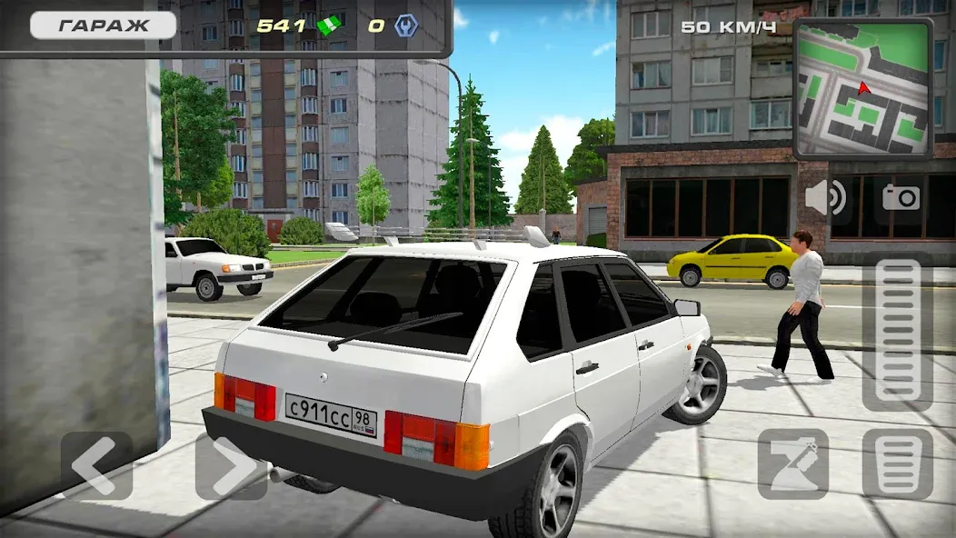 Скачать взломанную Lada 2109 Russian Car Driver  [МОД Все открыто] — стабильная версия apk на Андроид screen 3