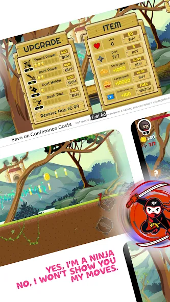 Скачать взломанную Ninja Jumper — Hero PDF (Ниндзя Джампер)  [МОД Mega Pack] — полная версия apk на Андроид screen 5