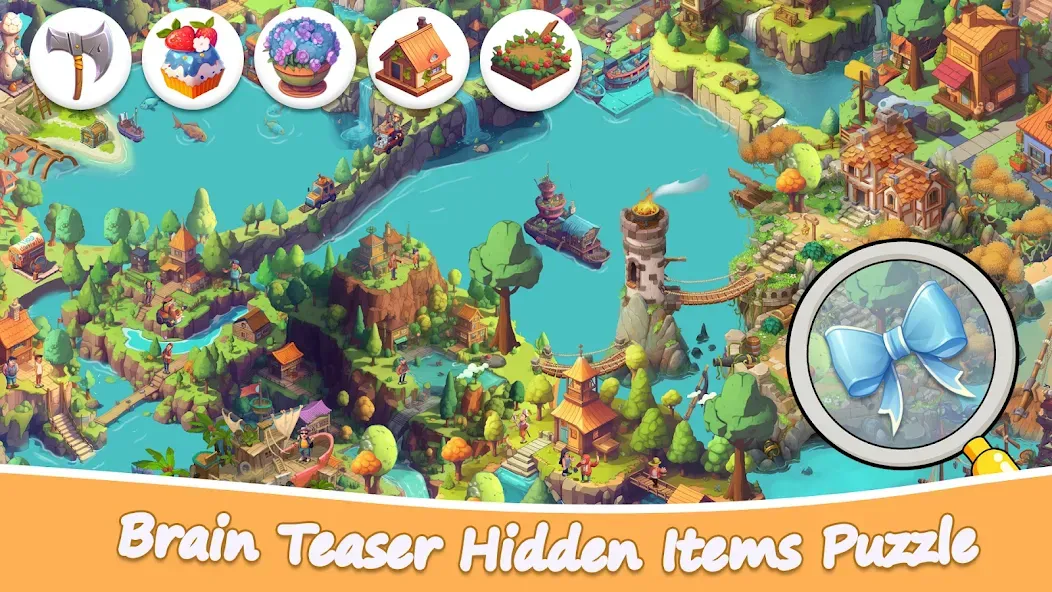 Скачать взломанную Find It Hidden Objects Games (Скавенджер Хант)  [МОД Menu] — стабильная версия apk на Андроид screen 2