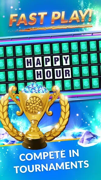 Скачать взломанную Wheel of Fortune: TV Game (Вил оф Фортюн)  [МОД Меню] — стабильная версия apk на Андроид screen 3