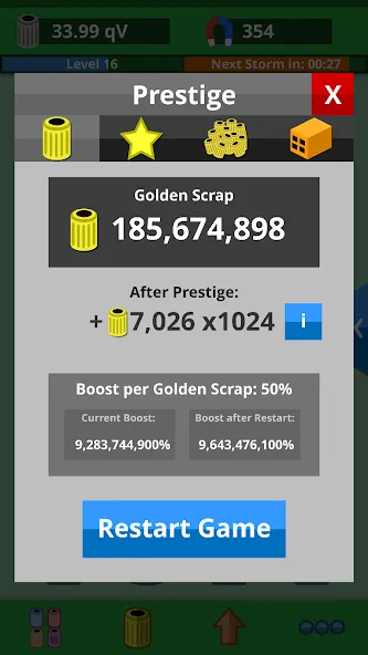 Скачать взломанную Scrap Clicker 2 (Скрап Кликер 2)  [МОД Menu] — последняя версия apk на Андроид screen 2