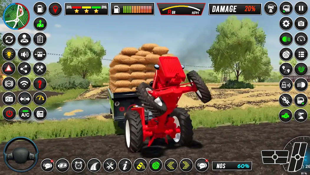 Скачать взлом Indian Tractor Simulator Games  [МОД Много монет] — стабильная версия apk на Андроид screen 4