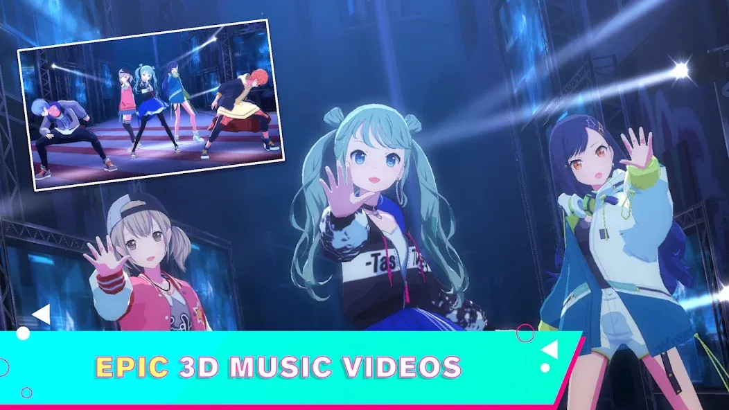 Скачать взломанную HATSUNE MIKU: COLORFUL STAGE! (Хацуне Мику)  [МОД Unlimited Money] — стабильная версия apk на Андроид screen 4