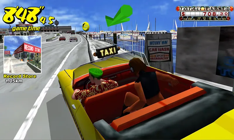 Скачать взлом Crazy Taxi Classic (Крейзи Такси Классик)  [МОД Много денег] — полная версия apk на Андроид screen 2