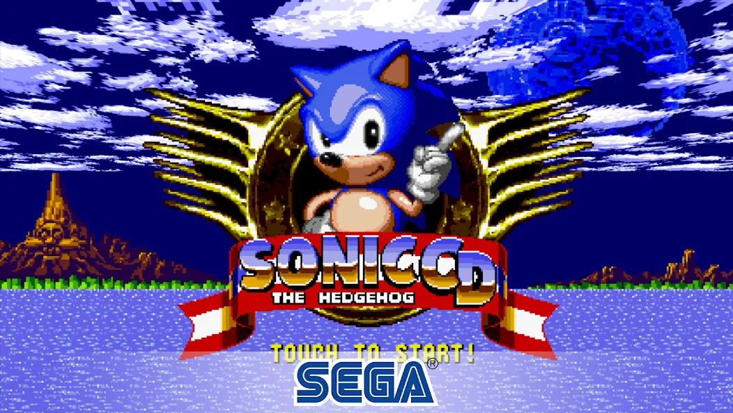 Взломанная Sonic CD Classic (Соник СД Классик)  [МОД Много денег] — последняя версия apk на Андроид screen 1