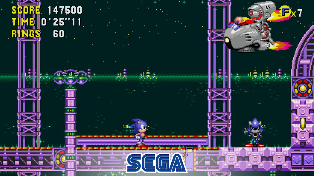 Взломанная Sonic CD Classic (Соник СД Классик)  [МОД Много денег] — последняя версия apk на Андроид screen 3