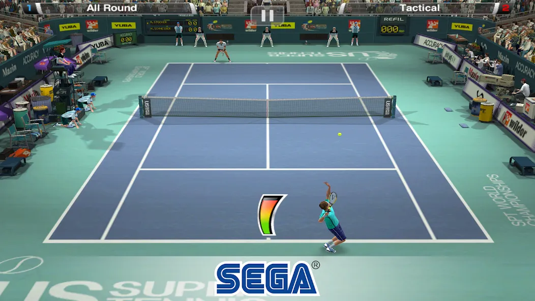 Взлом Virtua Tennis Challenge (Виртуа Теннис Челлендж)  [МОД Меню] — стабильная версия apk на Андроид screen 2