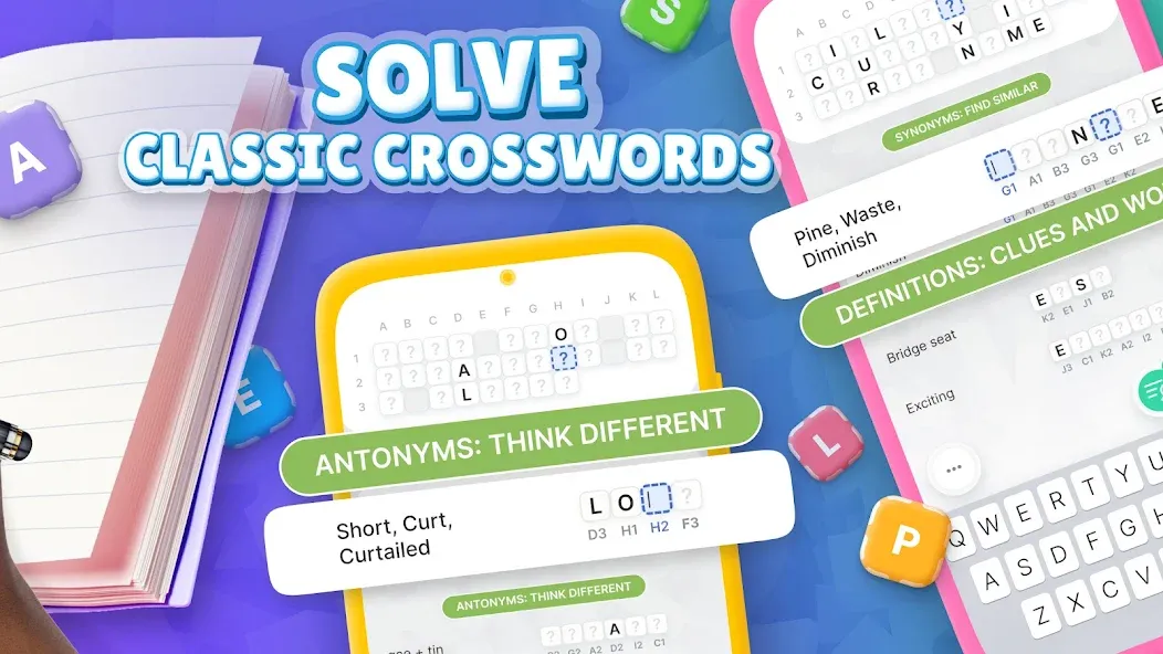 Взлом Acrostics－Cross Word Puzzles  [МОД Много денег] — стабильная версия apk на Андроид screen 2