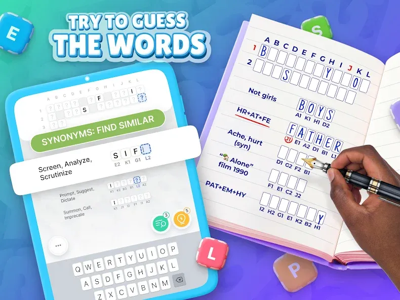 Взлом Acrostics－Cross Word Puzzles  [МОД Много денег] — стабильная версия apk на Андроид screen 4