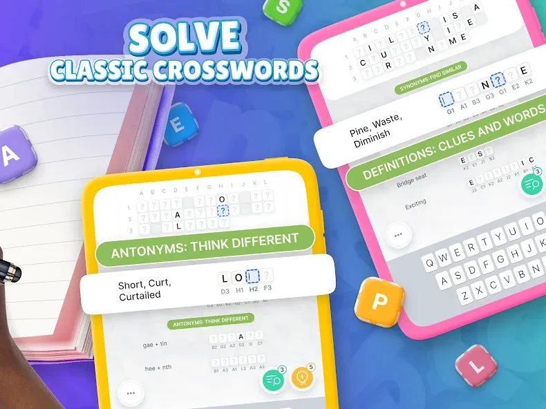 Взлом Acrostics－Cross Word Puzzles  [МОД Много денег] — стабильная версия apk на Андроид screen 5