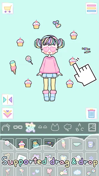 Взлом Pastel Girl : Dress Up Game  [МОД Бесконечные деньги] — полная версия apk на Андроид screen 3