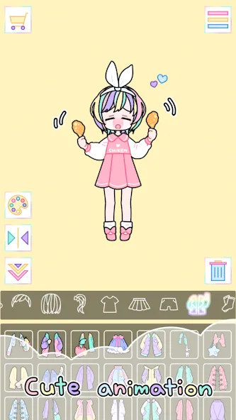 Взлом Pastel Girl : Dress Up Game  [МОД Бесконечные деньги] — полная версия apk на Андроид screen 4