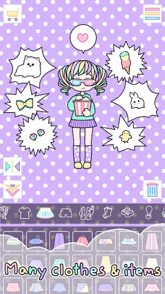 Взлом Pastel Girl : Dress Up Game  [МОД Бесконечные деньги] — полная версия apk на Андроид screen 5