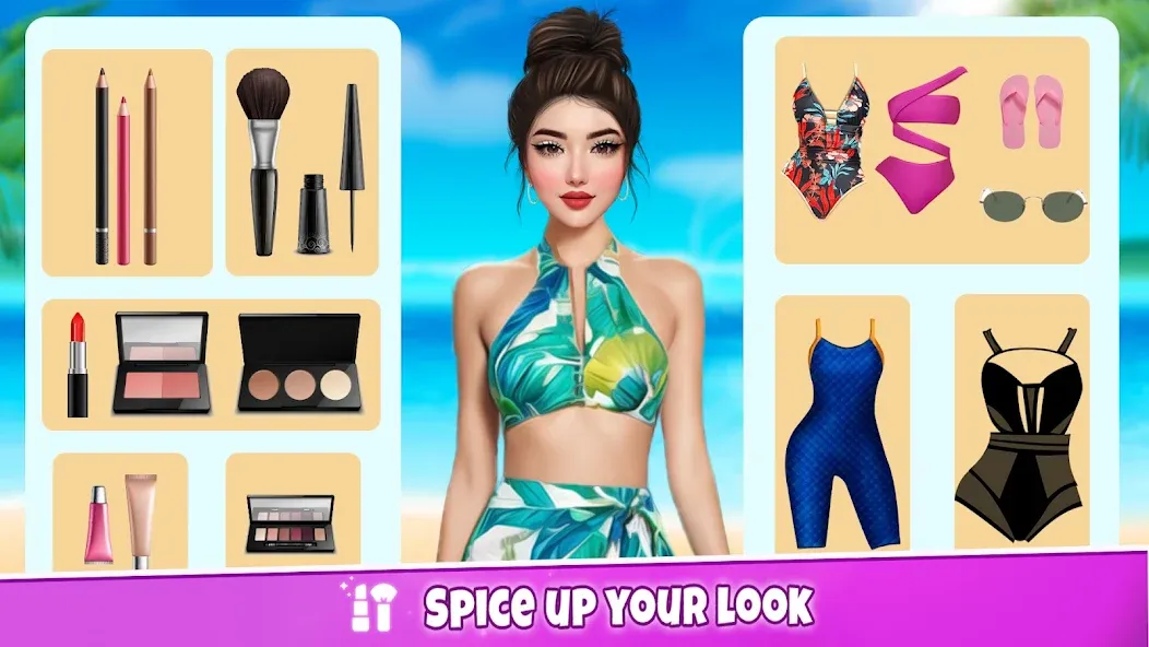 Скачать взломанную Fashion Artist: Makeup Game  [МОД Много денег] — полная версия apk на Андроид screen 5