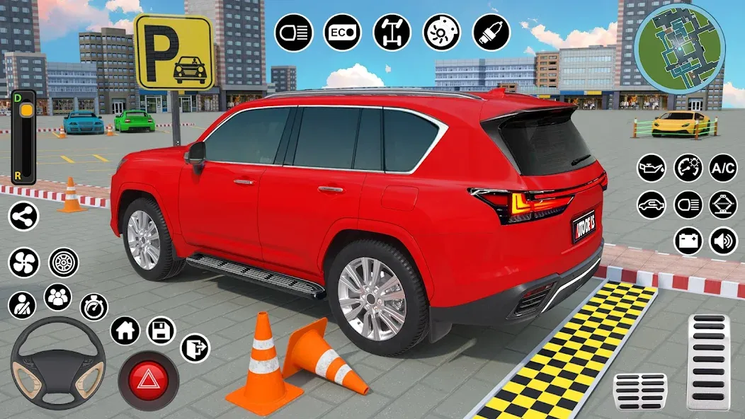 Взломанная Real Car Parking : Prado Games  [МОД Mega Pack] — стабильная версия apk на Андроид screen 1