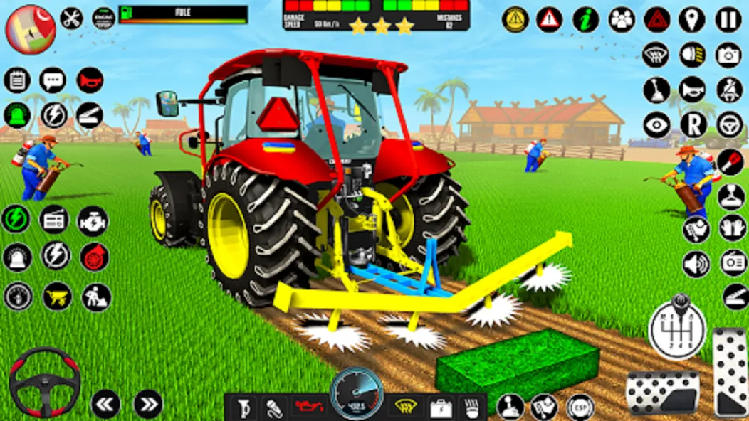 Скачать взломанную Indian Tractor Driving Game 3D (Фарминг Геймс)  [МОД Много монет] — стабильная версия apk на Андроид screen 5