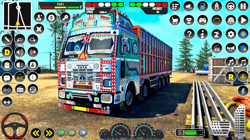 Скачать взломанную Indian Truck Driver Simulator  [МОД Бесконечные монеты] — стабильная версия apk на Андроид screen 4