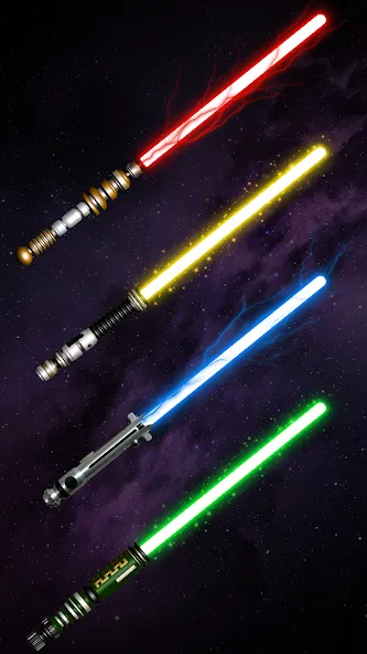 Взломанная Lightsaber Gun Simulator  [МОД Меню] — последняя версия apk на Андроид screen 1