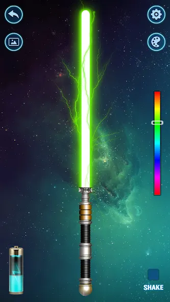 Взломанная Lightsaber Gun Simulator  [МОД Меню] — последняя версия apk на Андроид screen 3