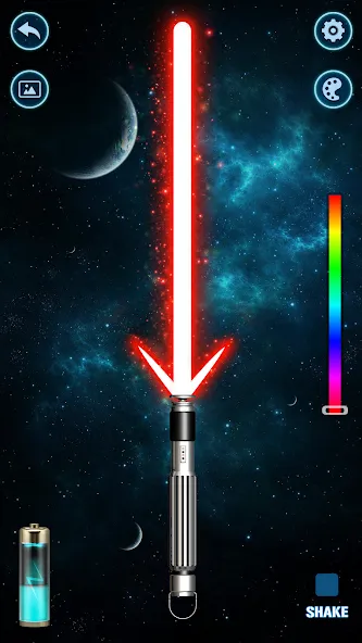 Взломанная Lightsaber Gun Simulator  [МОД Меню] — последняя версия apk на Андроид screen 4