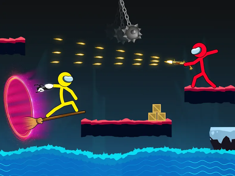 Взлом Stick-man Fighting Games  [МОД Unlocked] — стабильная версия apk на Андроид screen 2