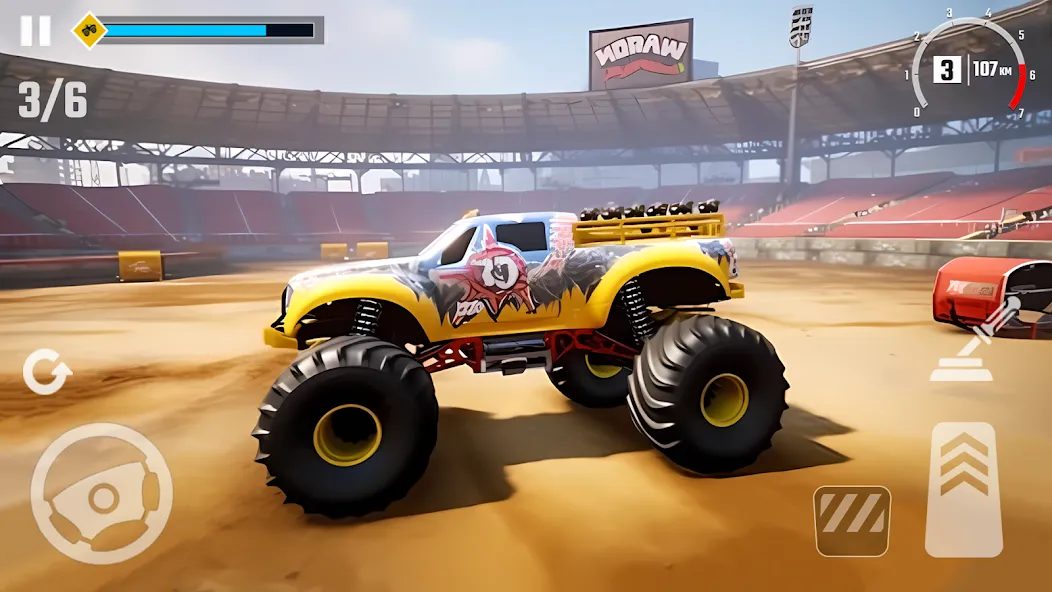 Взломанная 4×4 Monster Truck Racing Games (Монстр Трак Гонки игры)  [МОД Все открыто] — последняя версия apk на Андроид screen 2