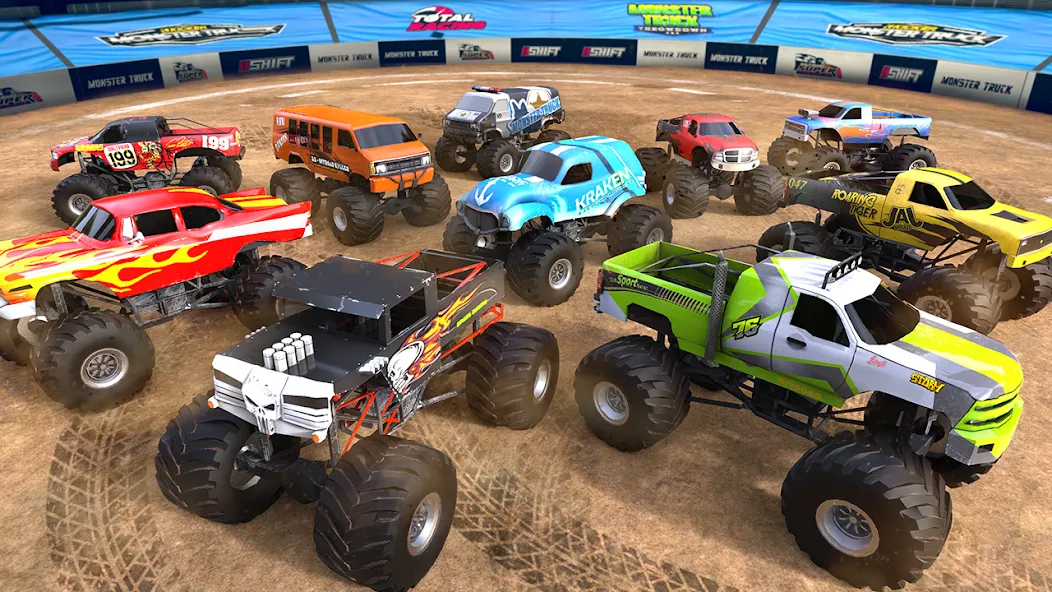 Взломанная 4×4 Monster Truck Racing Games (Монстр Трак Гонки игры)  [МОД Все открыто] — последняя версия apk на Андроид screen 3